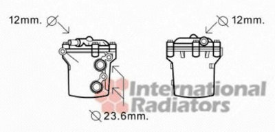VAN WEZEL 30003541 -  масляный радиатор, двигательное масло